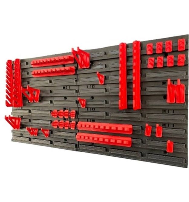 Kistenberg Панель подвесная с набором крючков KS_kit5, 2 панели 38.6*1.8*39см, 20 крючков, пластик