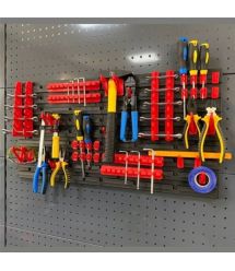 Kistenberg Панель подвесная с набором крючков KS_kit5, 2 панели 38.6*1.8*39см, 20 крючков, пластик