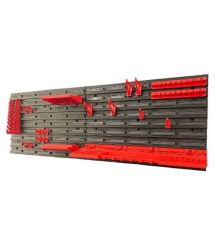 Kistenberg Панель подвесная с набором крючков и полок KS_kit14, 2 панели 57.6*1.8*39см, 20 шляп, 3 полки, пластик