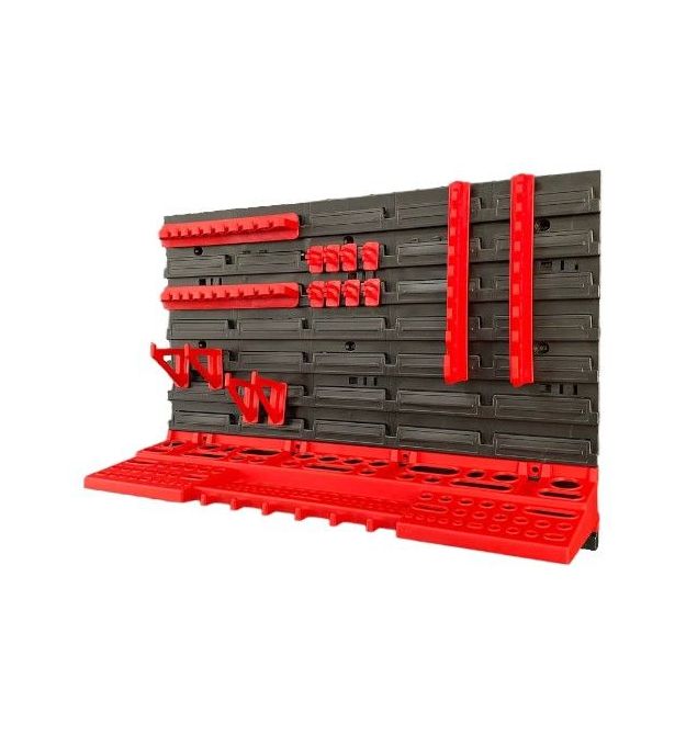 Kistenberg Панель подвесная с набором крючков и полок KS_kit3, панель 57.6*1.8*39см, 20 шляп, 1 полка, пластик