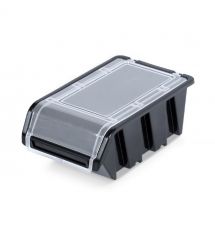 Kistenberg Контейнер для хранения с крышкой TRUCK PLUS, 15.5*10*7см, пластик, черный