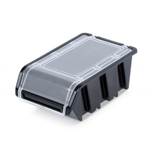 Kistenberg Контейнер для хранения с крышкой TRUCK PLUS, 15.5*10*7см, пластик, черный