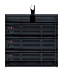 Kistenberg Набор органайзеров TAGER CAS, 3 слота по 12 перегородок, 41.5*29*29см, пластик