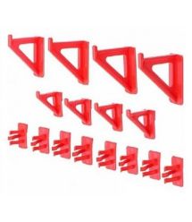 Kistenberg Крючки для подвесной панели KBH16, набор 16 ед., 13*13см, пластик