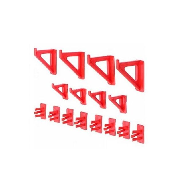 Kistenberg Крючки для подвесной панели KBH16, набор 16 ед., 13*13см, пластик