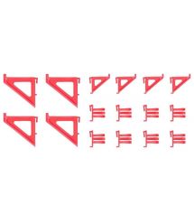 Kistenberg Крючки для подвесной панели KBH16, набор 16 ед., 13*13см, пластик