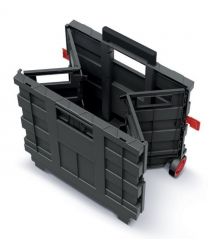 Kistenberg Ящик для инструмента складной, на колесиках, телескопическая ручка, 16", 39.6*37*100.8см, пластик