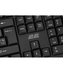 2E Комплект клавиатура и мышь MK401 USB-A, EN/UK/RU, чёрный