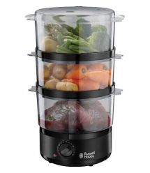 Russell Hobbs Пароварка Kitchen Collection 400Вт, чаша-2.3/3.3л, резервуар для воды -0.5л, ме