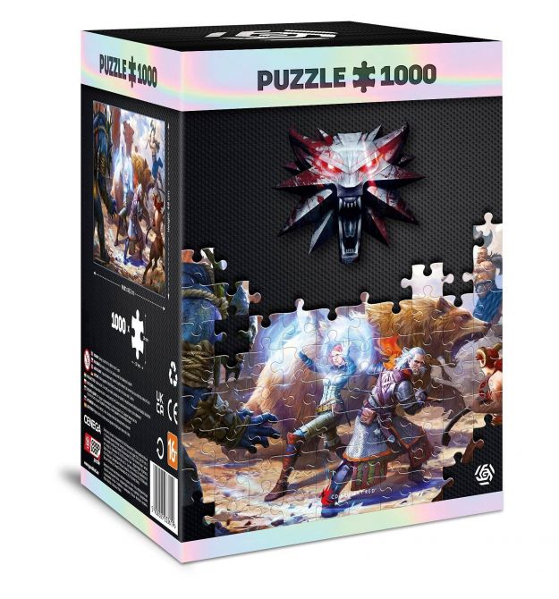 GoodLoot Пазл Witcher: Geralt & Triss in Battle puzzles 1000 эл.