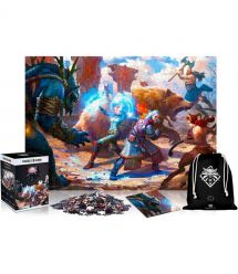 GoodLoot Пазл Witcher: Geralt & Triss in Battle puzzles 1000 эл.