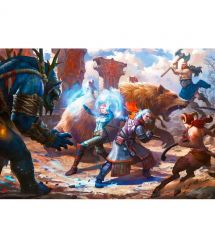 GoodLoot Пазл Witcher: Geralt & Triss in Battle puzzles 1000 эл.