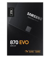 Samsung Твердотельный накопитель SSD 2.5" 2TB SATA 870EVO