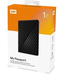 WD My Passport USB 3.2 Gen 1[Портативный жесткий диск 1TB USB 3.2 Gen 1 My Passport Чёрный]