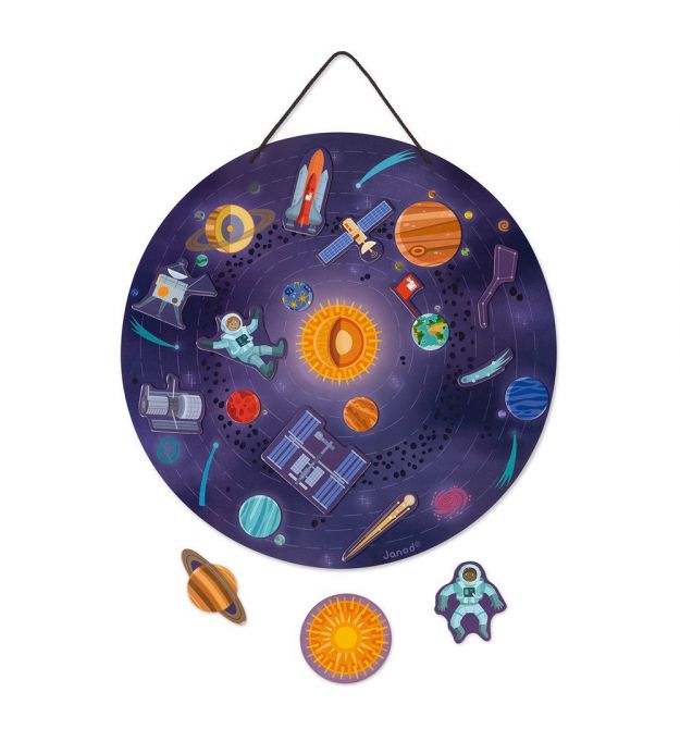 Janod Магнитная карта Солнечная система