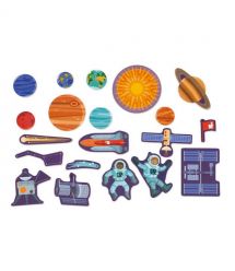 Janod Магнитная карта Солнечная система