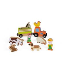 Janod Игровой набор Ферма с животными 3D
