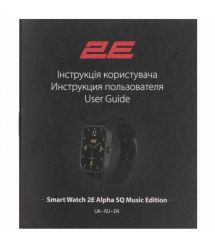 2E Смарт-часы Alpha SQ Music Edition 46mm Black-Green