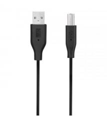 2E Кабель USB-A (AM/BM) DSTP 3м, черный
