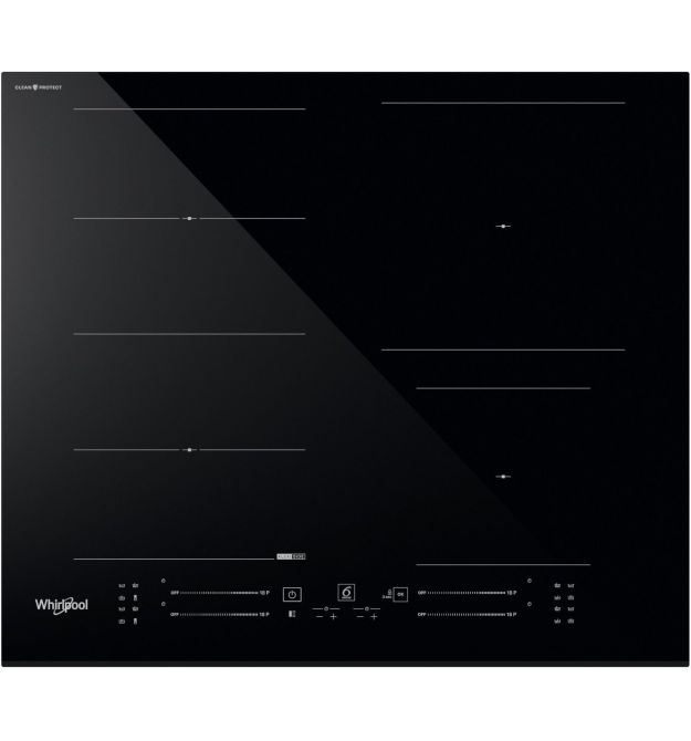 Whirlpool Варочная поверхность индукционная, 60см, расширенная зона, черный