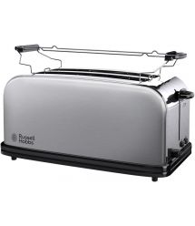 Russell Hobbs Тостер Oxford 1600Вт, длинные слоты на 4 тоста, металл, серебристый
