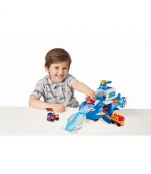 Super Wings Игровой набор Supercharge Air Moving Base, Воздушная База, свет, звук