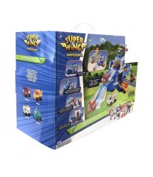 Super Wings Игровой набор Supercharge Air Moving Base, Воздушная База, свет, звук