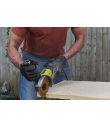 Ryobi Шлифмашина угловая RAG800-125G, 125мм, 800Вт, 12000 об/мин, 2.4кг