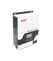 Гібридний інвертор MUST PV18-1012VMPK, 1000W, 12V, струм заряду 10 - 20A, 230V - 4.35A, MPPT (60А, 105 Vdc)