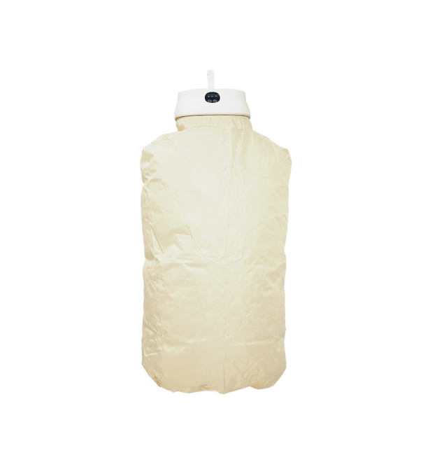 Вертикальна електросушарка для одягу з чохлом SH-005, 400W, таймер, чохол 100х58см, сушарка 31х18х10 см. Beige. Box