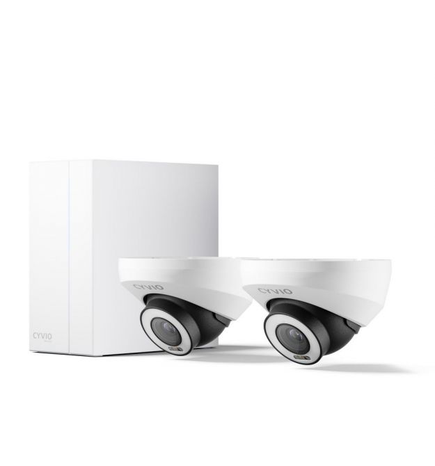 Комплект IP відеоспостереження CYVIO POE Dome 2Kit 8MP (N2412D)