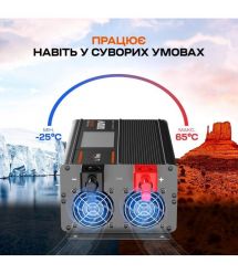 Автономний однофазний інвертор 1kW-12V LiTime L12V1KW-EN-D