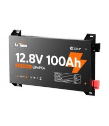 Акумуляторна батарея літій-залізо-фосфатна 12.8В 100А*год LiFePO4 LiTime Slim 12V100-100-SLIM-LTCP-4-SE100 ультратонка