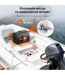 Акумуляторна батарея літій-залізо-фосфатна з Bluetooth та підігрівом стар