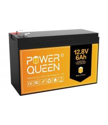 Акумуляторна батарея літій-залізо-фосфатна 12.8В 6А*год LiFePO4 Power Queen P12V6-6-BASIC-4-A6