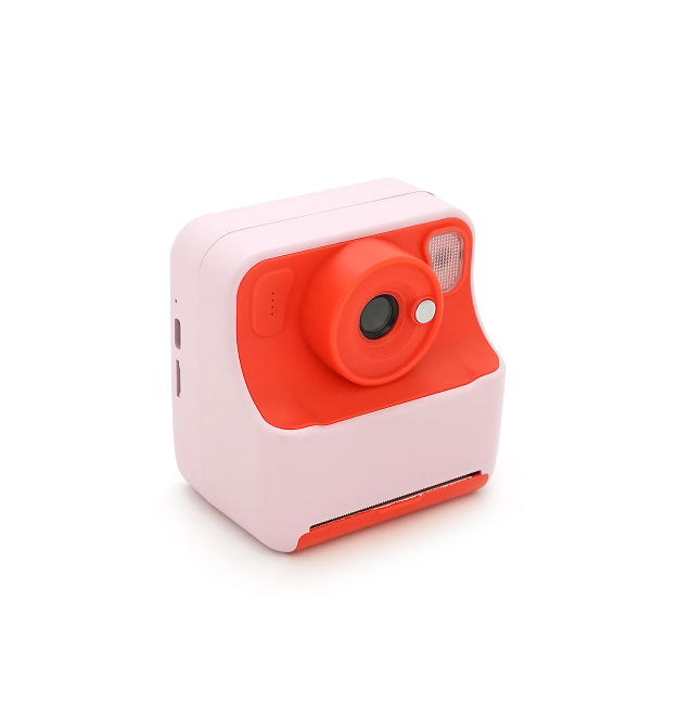 Дитячий фотоапарат Y708 з функцією миттєвого термодруку, екран IPS 2.4-дюйми, Type-C, Pink, BOX