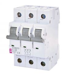 Автоматический выключатель ЕТІ ETIMAT 6 3Р 32А 6kA C