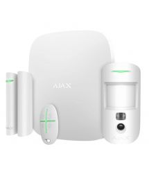 Комплект сигналізації Ajax StarterKit Cam Plus HDR Білий