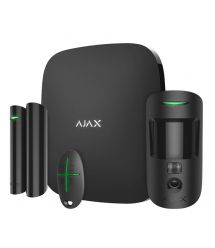 Комплект сигналізації Ajax StarterKit Cam Plus HDR Чорний