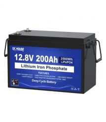 Акумулятор LiFePO4 DC HOUSE 12.8V 200Ah (ECO-LFP12200)