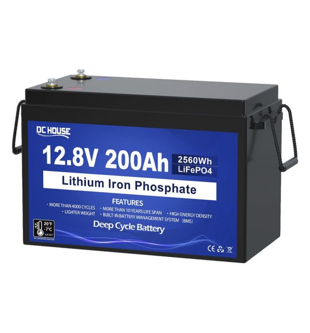 Акумулятор LiFePO4 DC HOUSE 12.8V 200Ah (ECO-LFP12200)