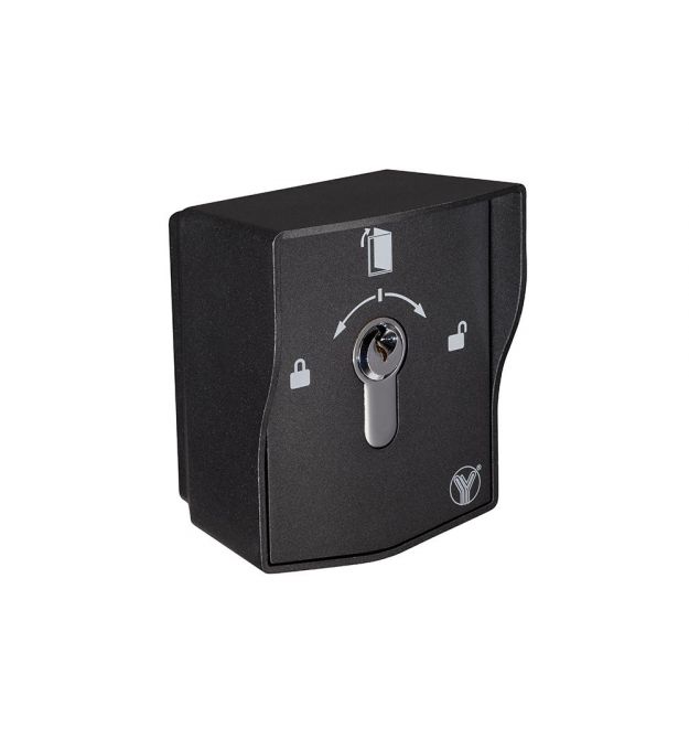 Кнопка аварійного виходу з ключем Yli Electronic YKS-852B(EN) водонепроникна для системи контролю доступу