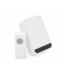 Комплект бездротового дверного дзвінка SunnyBell ST-1109, живлення 220В, частота 433 МГц, відстань до 150м, 50 мелодій до 85 дБ,