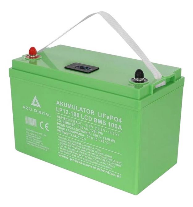 Аккумуляторная батарея LP12-100 100Ah 12V 100A LCD