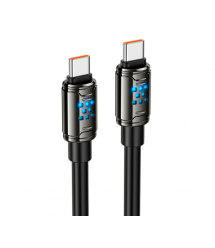 Кабель Hoco U143, Type-C-Type-C, 27W, довжина 1.2м, Black, BOX