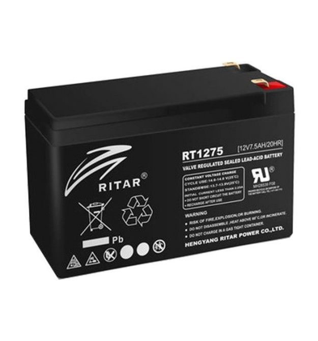 Аккумуляторная батарея Ritar RT1275 12В/7,5Ач