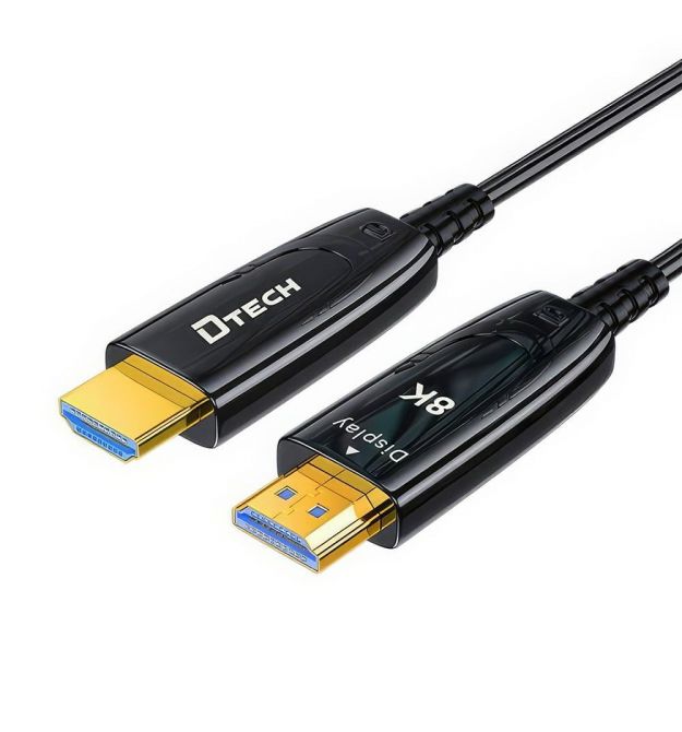 Кабель оптичний HDMI 2.1 10m Dtech DT-HOF8010