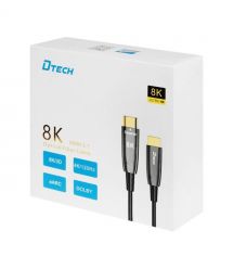 Кабель оптичний HDMI 2.1 10m Dtech DT-HOF8010