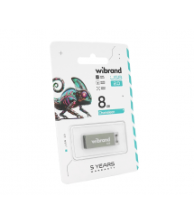 Флеш-накопичувач Mibrand Chameleon, USB 2.0, 8GB, Metal Design, Blister