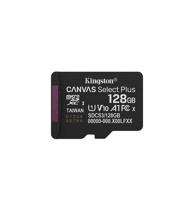 Карта памяти Kingston microSD128GB C10 UHS-I A1 V10 R150MB/s